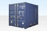 10ft x 8ft Shipping Container (One Trip) Blue (RAL 5013)