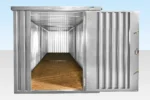 6m x 2.1m End Linked Flat Packed Container Bundle (Galvanised) - Image 3