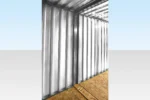 6m x 2.1m End Linked Flat Packed Container Bundle (Galvanised) - Image 5